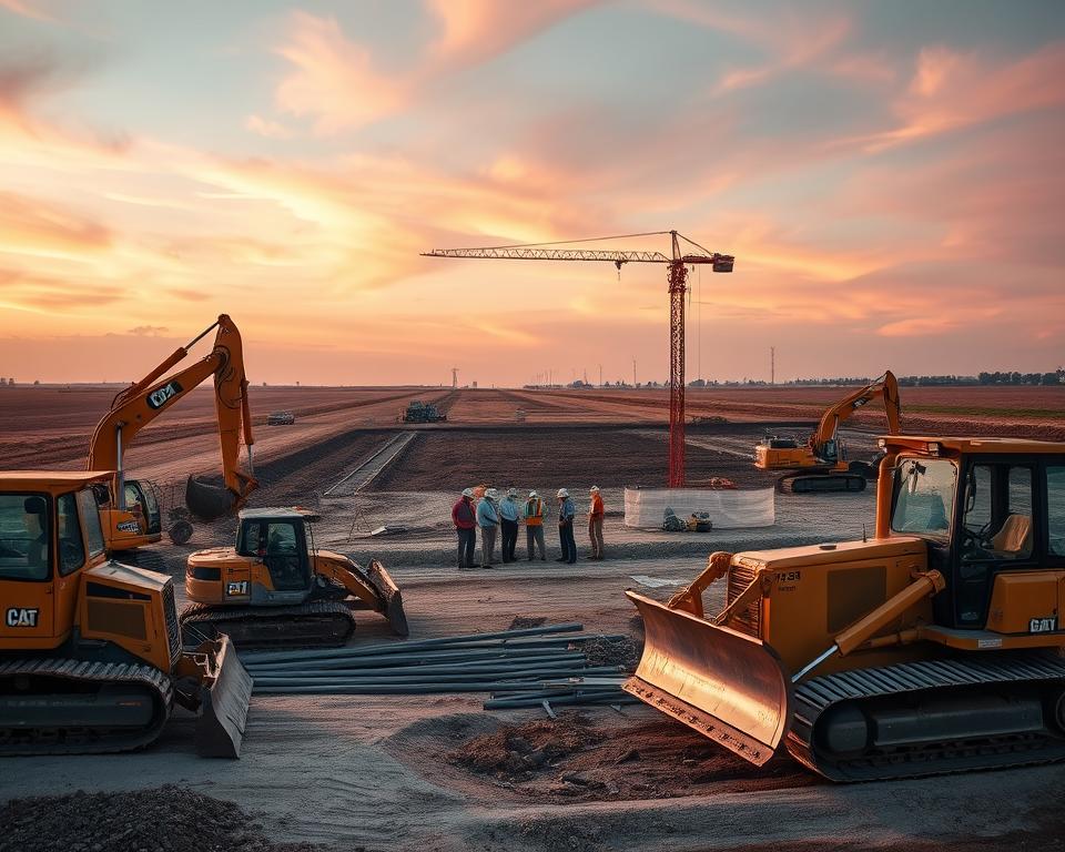 Land Clearing for Solar Farm Development Near Weatherford
