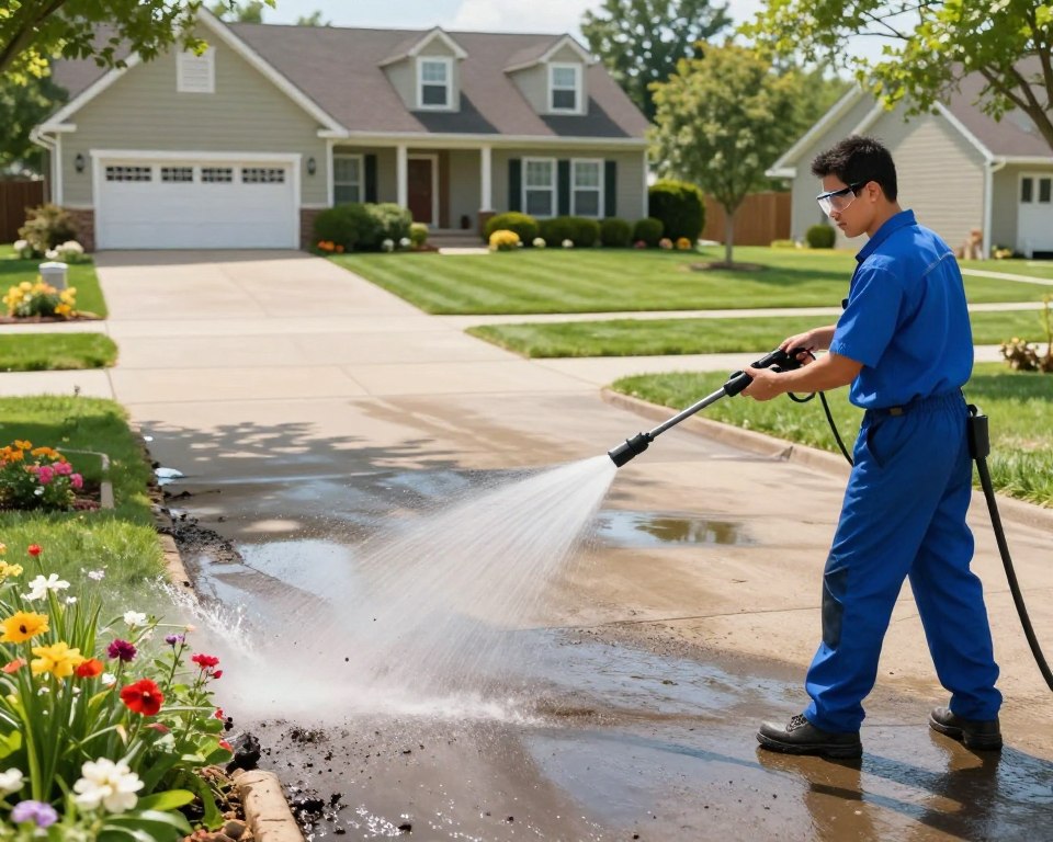 The Role of Detergents in Pressure Washing Your Westerville Driveway