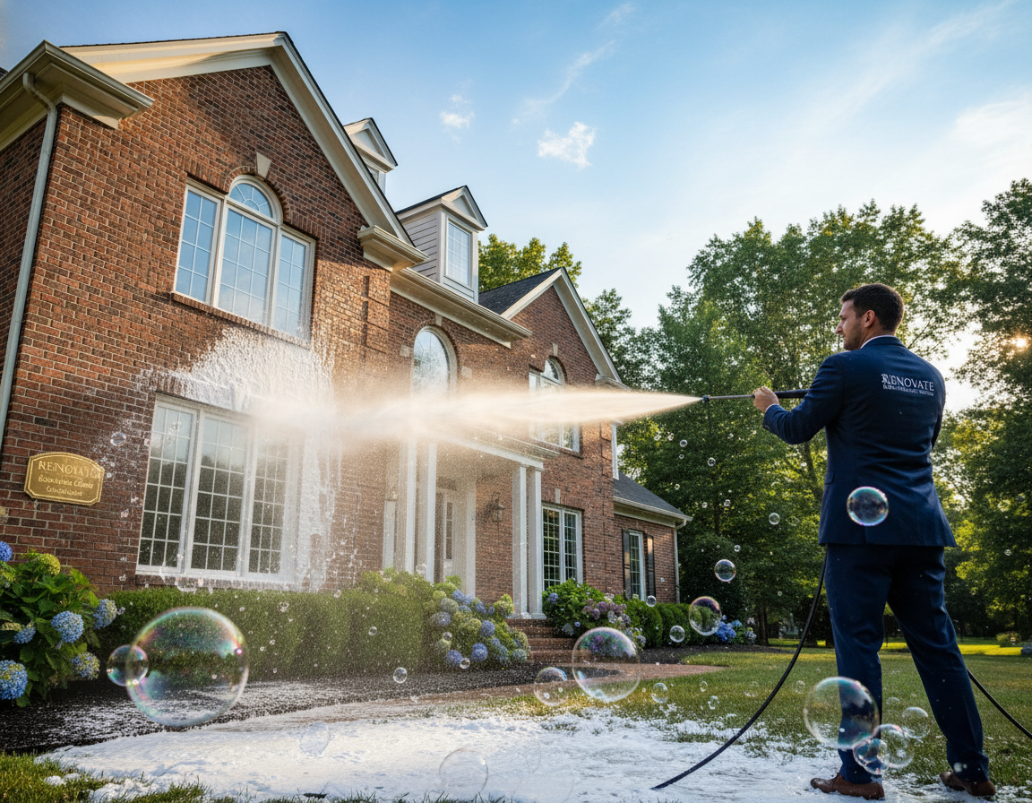Exterior Cleaning for Real Estate Sales Hilliard