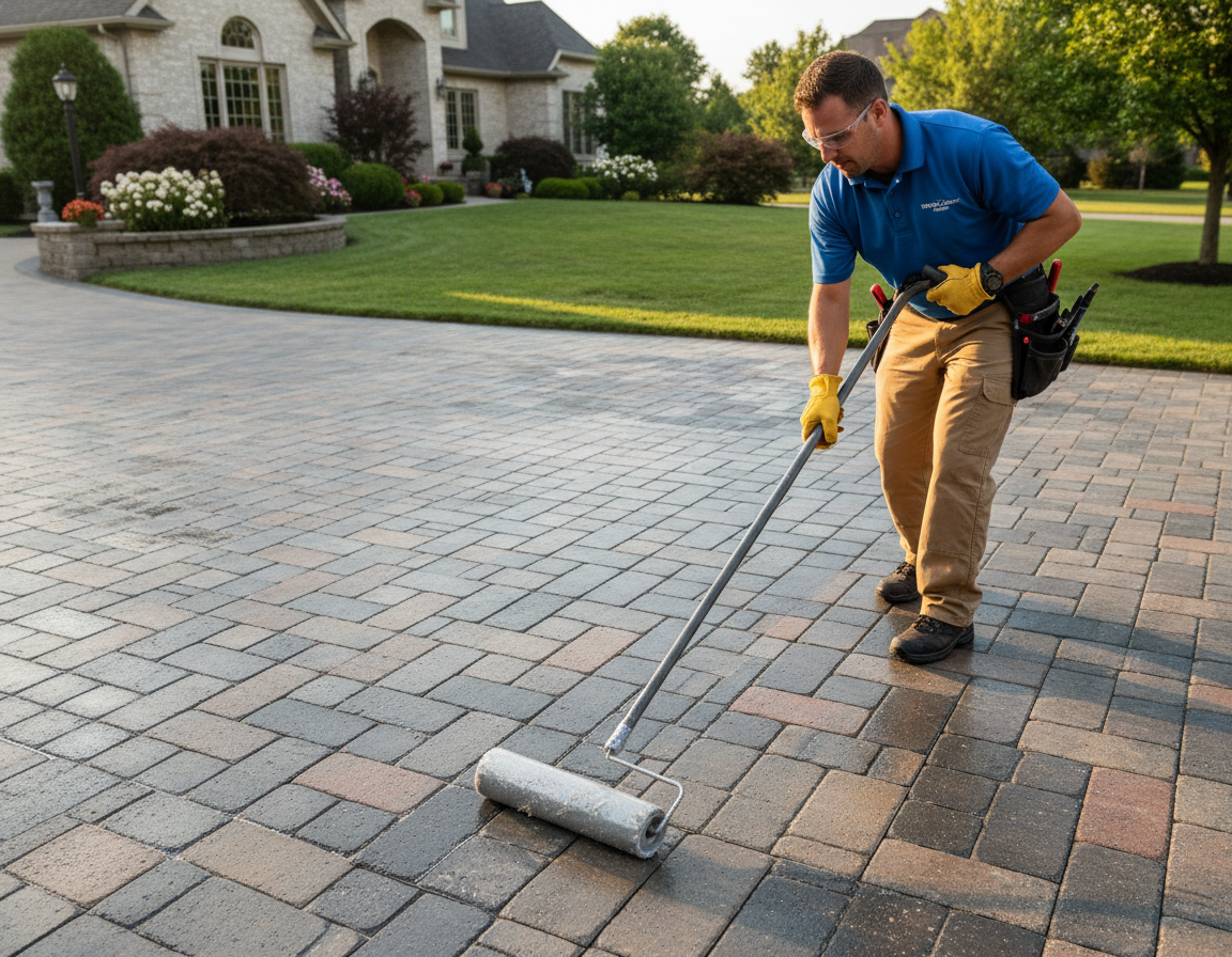 Non-Slip Paver Sealing Services in Lewis Center
