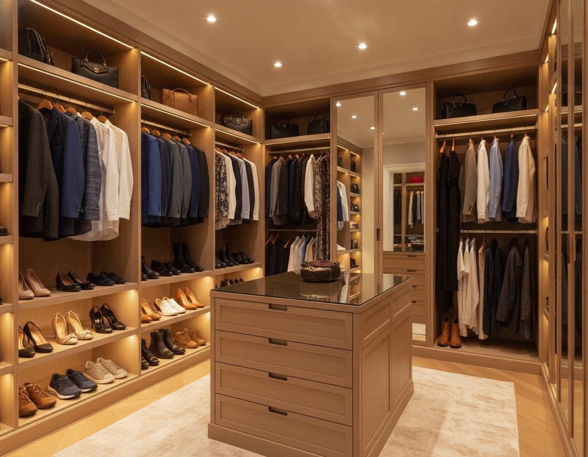 Traditional Walk In Closet Layouts