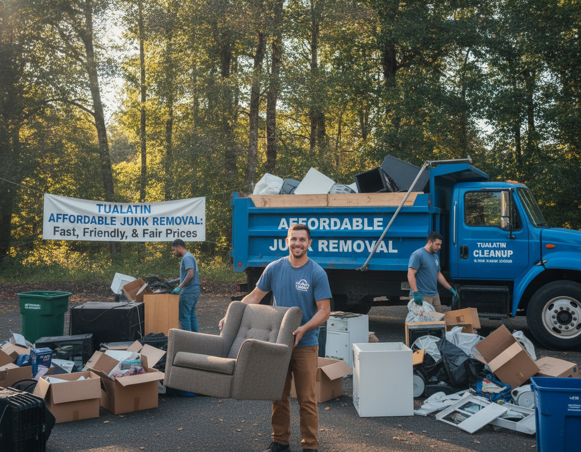 Junk Hauling 101 – Tualatin’s Guide to Cheap, Affordable Cleanup